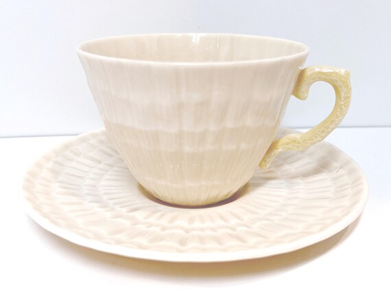 Vintage Belleek Limpet Teacup: Irish Fine China, 1965-1980