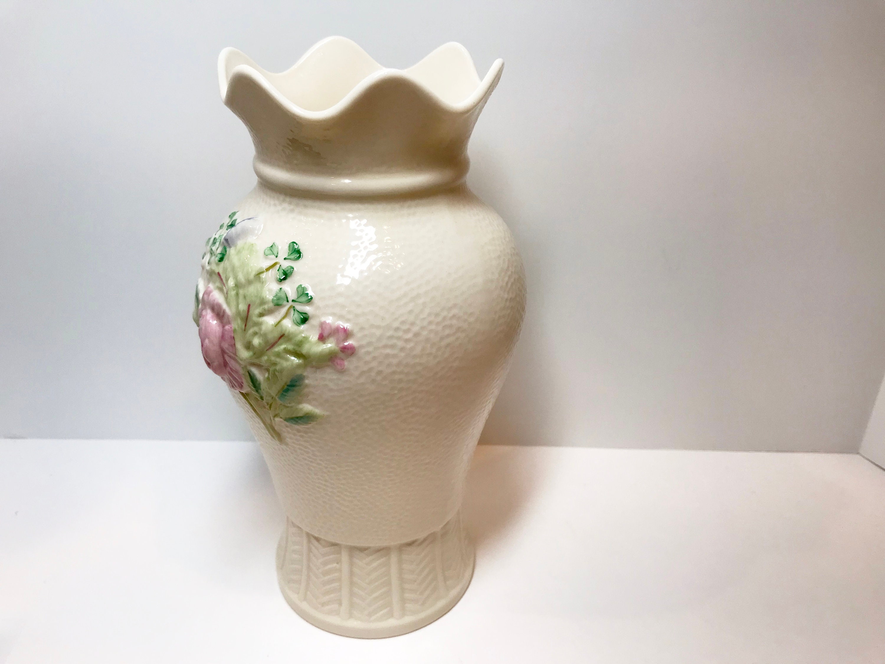 Reserved for SR, Killarney Vase, Belleek Vase, Irish Vase, Belleek