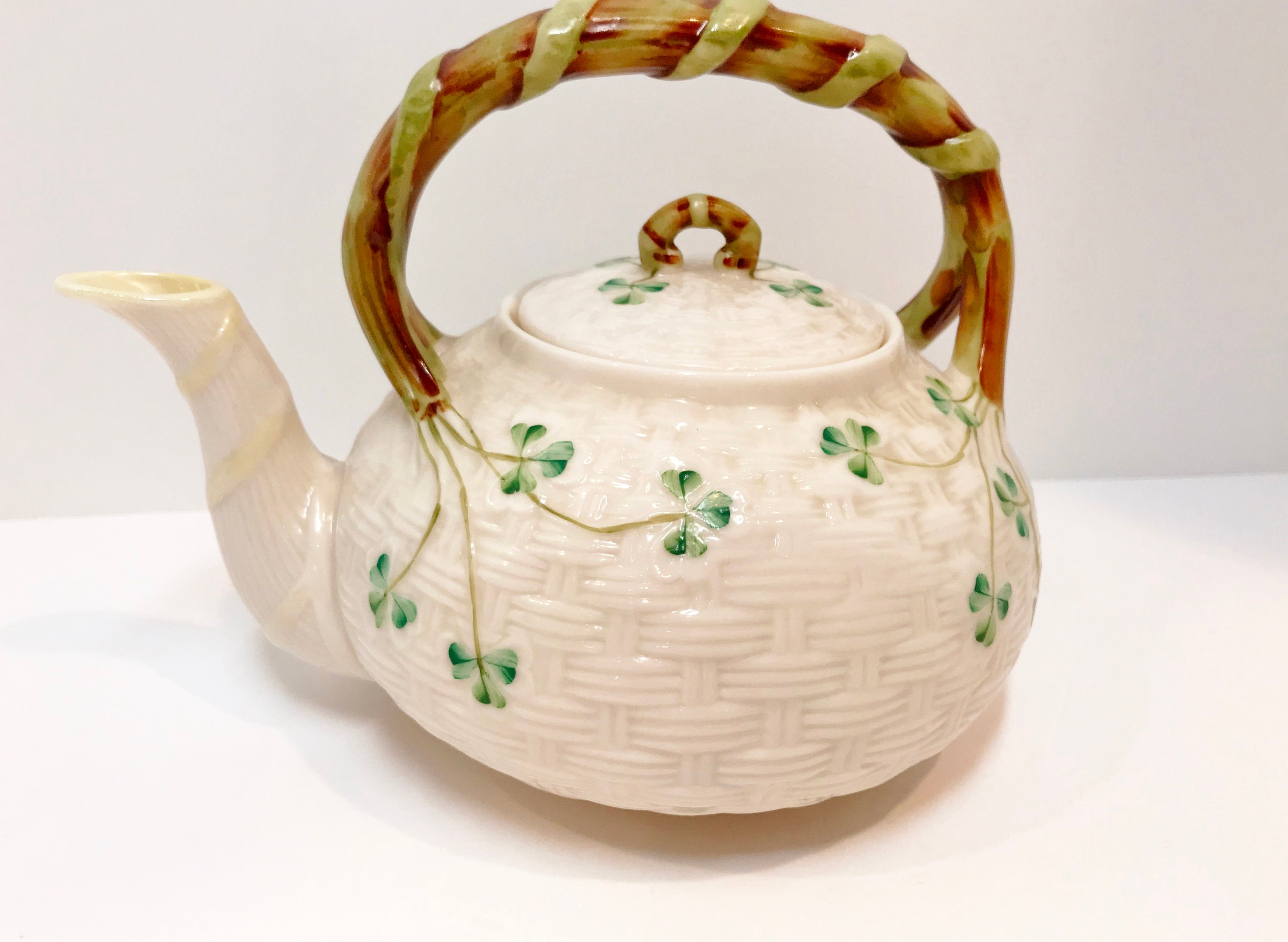 Shamrock Small Teapot - Bewley Irish Imports