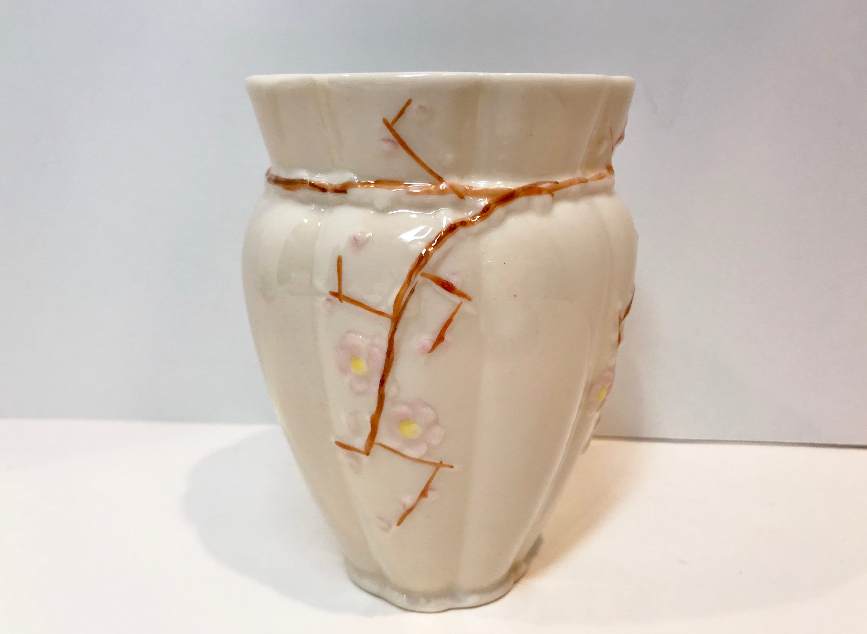 Reserve for Sr, Belleek Thorn Vase Small, Belleek Vase, Irish Vase, Irish Porcelain, Made in