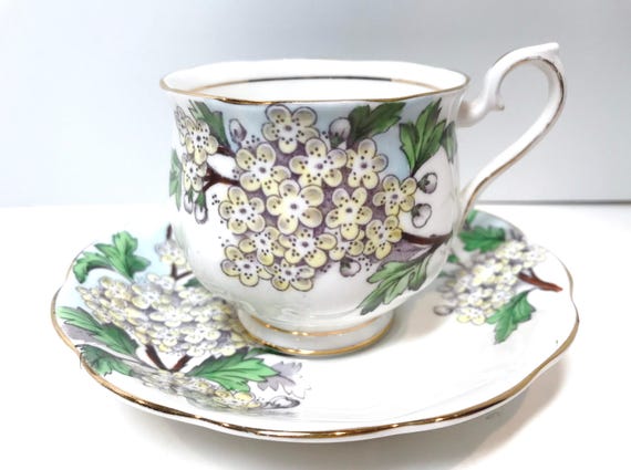 Royal Albert Teacup and Saucer, Floral Teacup, Gift for Her, Birthday Gift, Gift for Friend, Anniversary Gift, Housewarming Gift