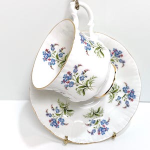 Forget Me Not Teacup, Paragon Bone China, Paragon Teacup, Floral Teacup, Gifts, Gift for Her, Housewarming Gift, Gift for Friend