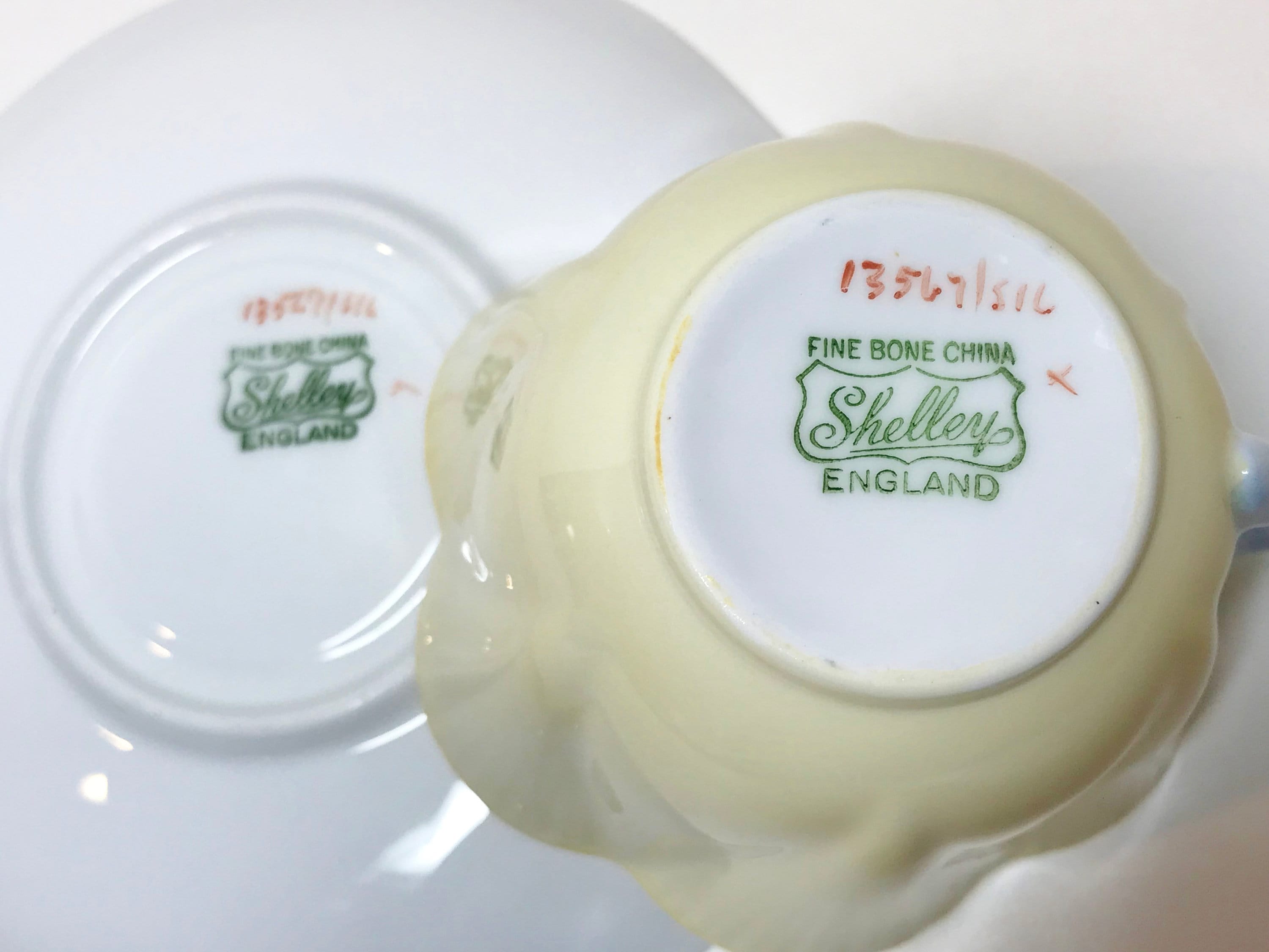 Shelley Tea Cup and Saucer, Shelley Tea Cups, Shelley China, Shelley