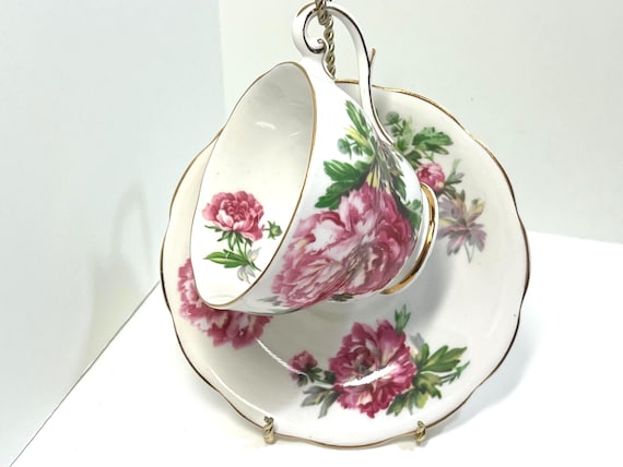 Amethyst Teacup, Royal Standard Teacup, Floral Teacup , Housewarming Gift for Her , Anniversary Gift , Friendship Gift, Birthday Gift