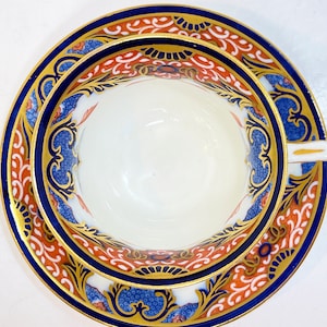 Aynsley Teacup and Saucer, Cobalt Gold Aynsley, Anniversary Gift, Gift for Her, Birthday Gift, Gift for Friend, Hostess Gift,