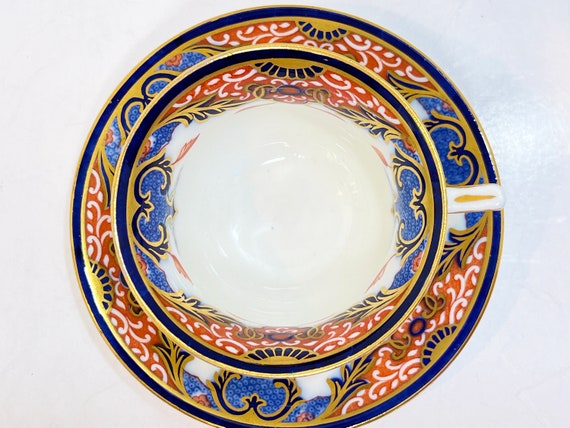 Aynsley Teacup and Saucer, Cobalt Gold Aynsley, Anniversary Gift, Gift for Her, Birthday Gift, Gift for Friend, Hostess Gift,