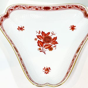 Kaiser Porcelain, Triangular Dish, German Dish, Gifts for Her, Anniversary Gift, Gifts for Friend, German Porcelain