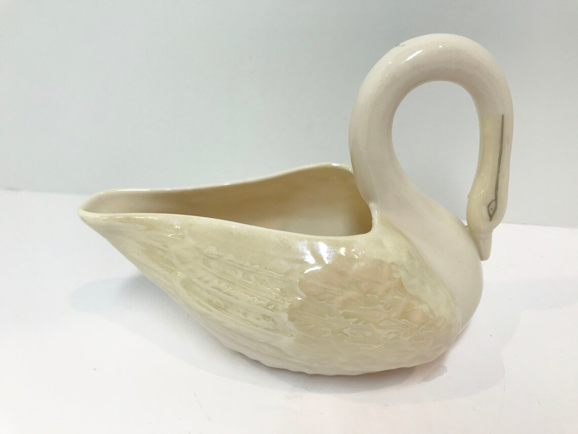 Belleek Swan Green Mark Belleek Belleek Animal Belleek Etsy