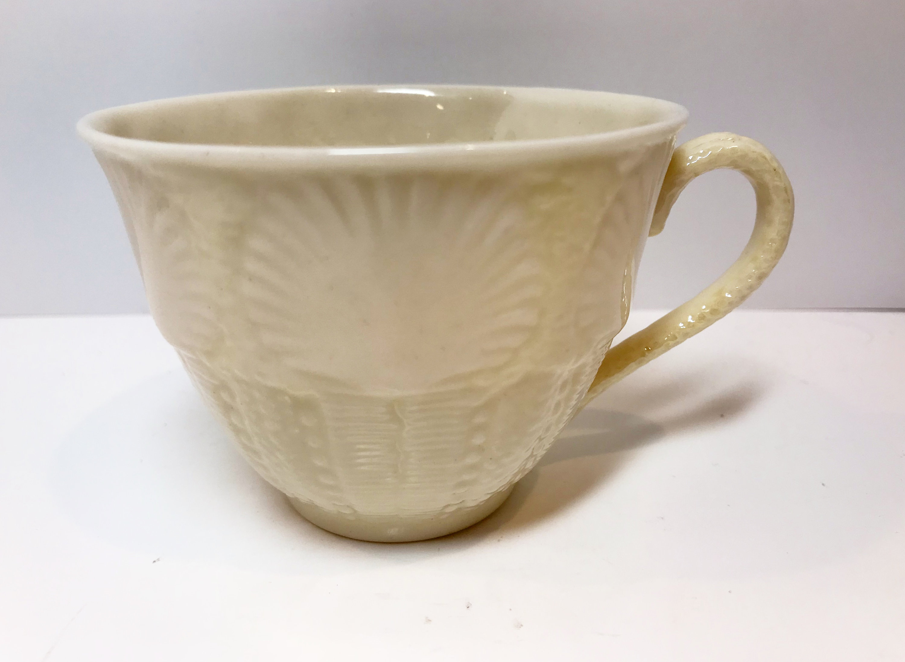 Belleek Tea Cup, Irish Tea Cup, Shell Belleek China, Irish Porcelain