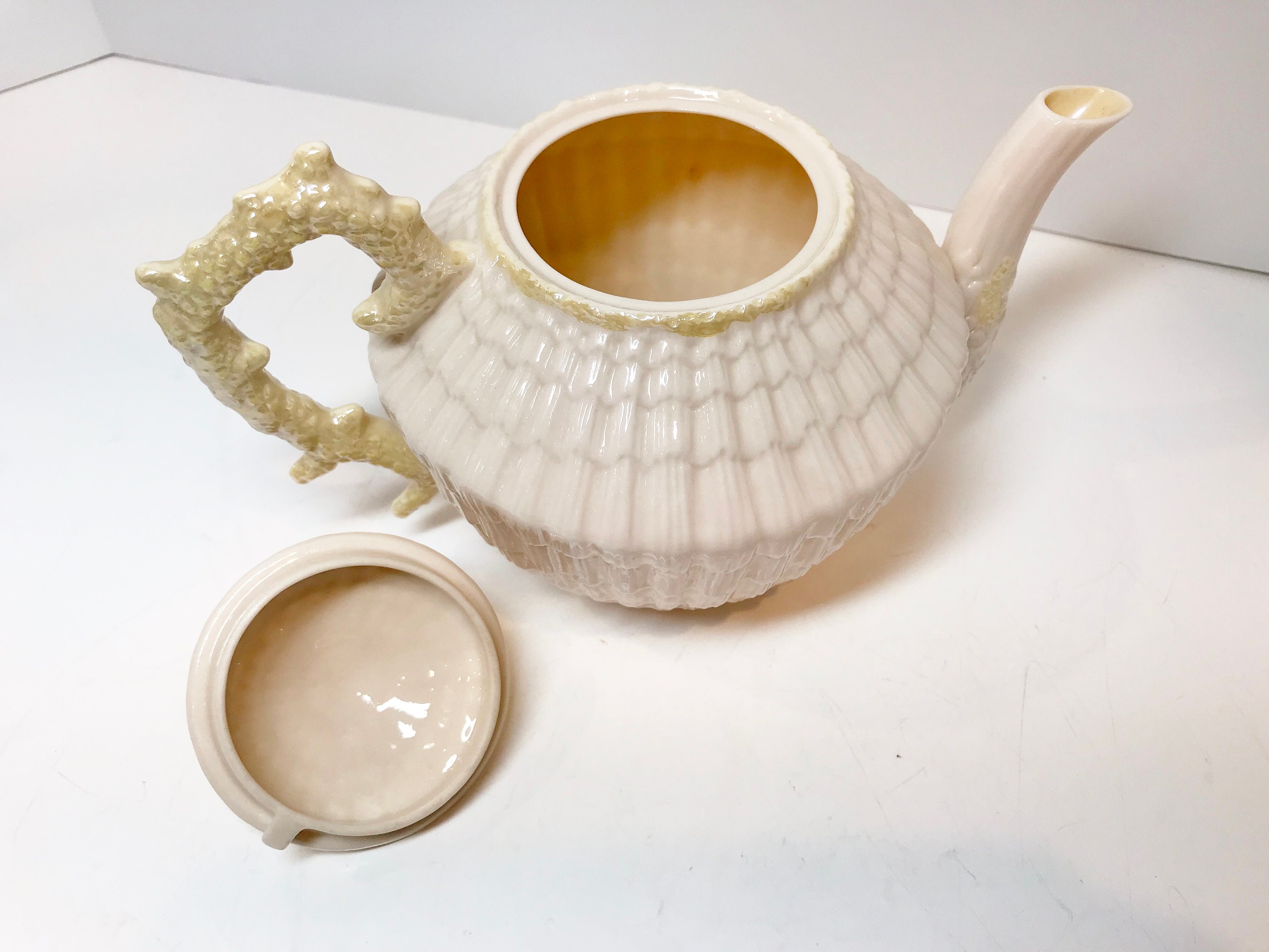 Reserved for SR, Limpet Teapot, Belleek Teapot, Irish Teapot, Belleek