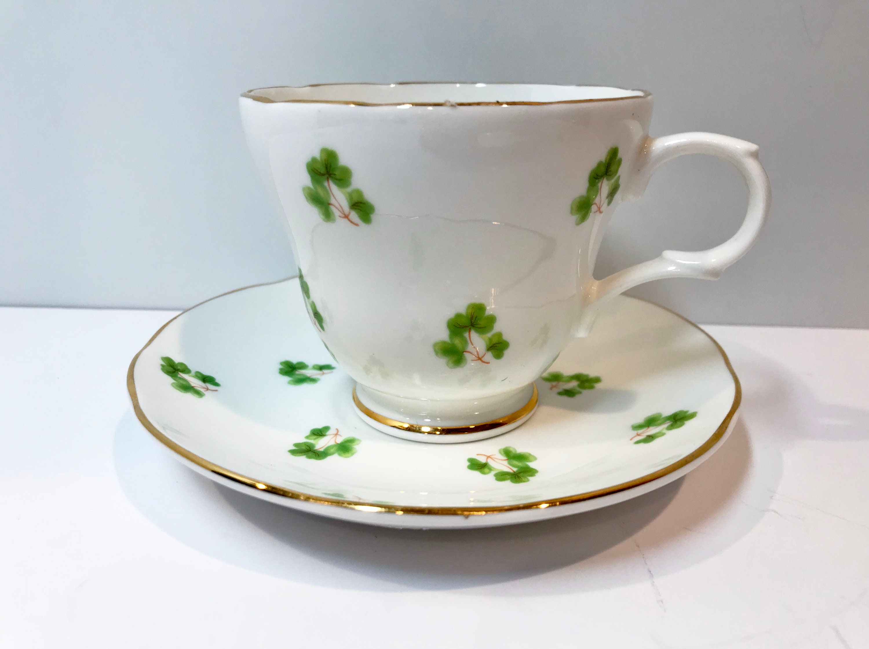 Reserved for SR, Crown Trent Tea Cup and Saucer, Irish Tea Cup, Irish