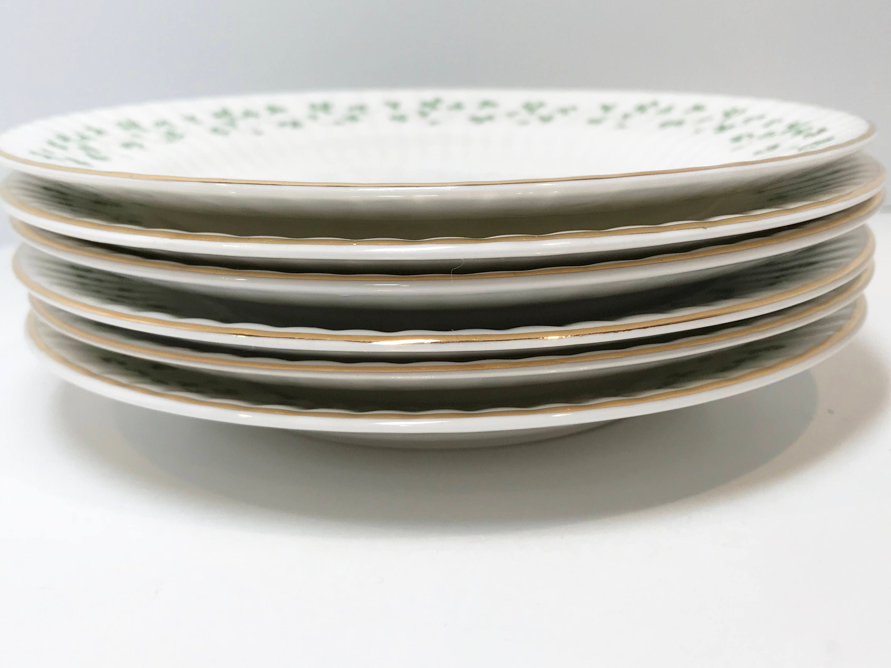 Reserved for SR, Royal Tara, Set of 6 Plates, Irish Plates, Ireland
