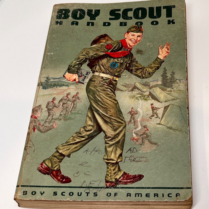 Boy Scout Handbook Norman Rockwell Cover Sixth Printing - Etsy