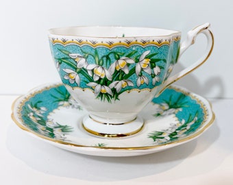 Marilyn Teacup , Princess Anne Fine Bone China ,  Vintage Teacup ,  English Bone China Tea Cup , Floral Tea Cup , Housewarming Gift for Her