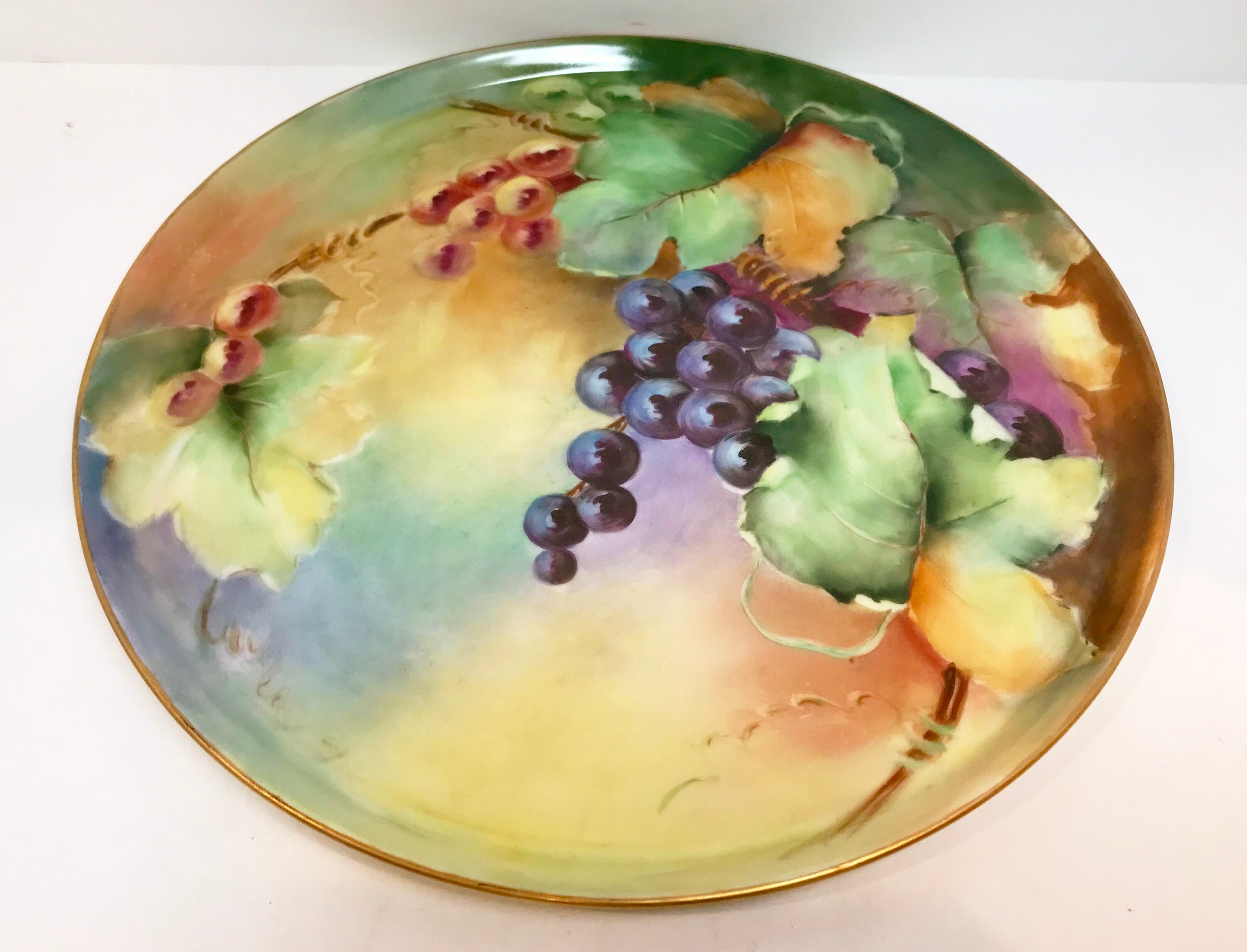 T and V Limoges Plate, Antique Limoges, Tressemans Vogt Limoges, Hand