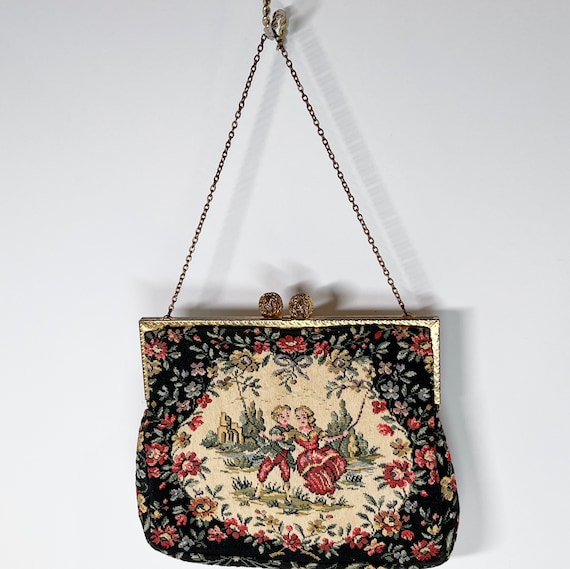 Parisian Evening Bag , Tapestry Evening Bag , Lovi