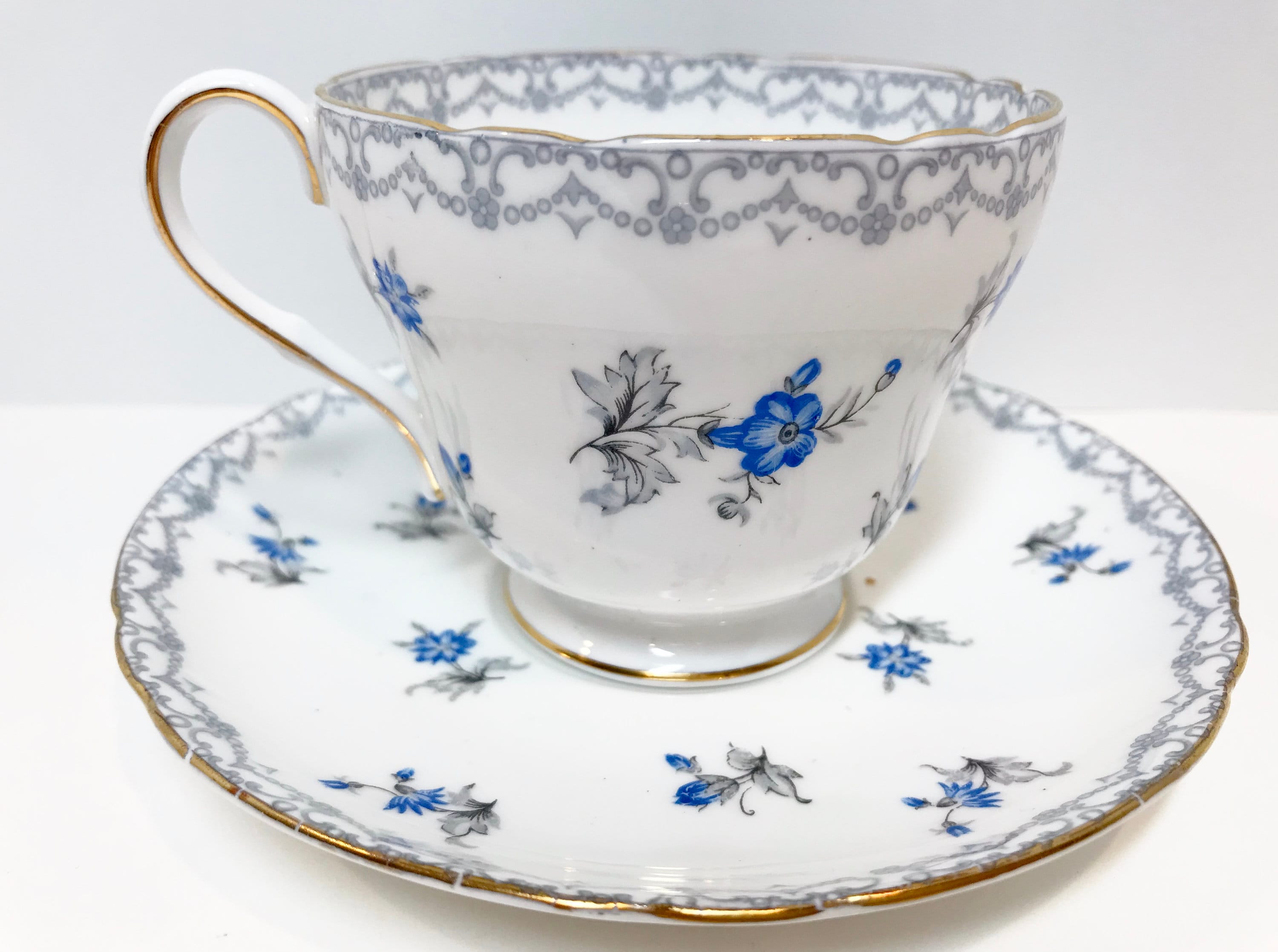 Charm by Shelley Tea Cup, Shelley Bone China, Antique Tea Cups Vintages