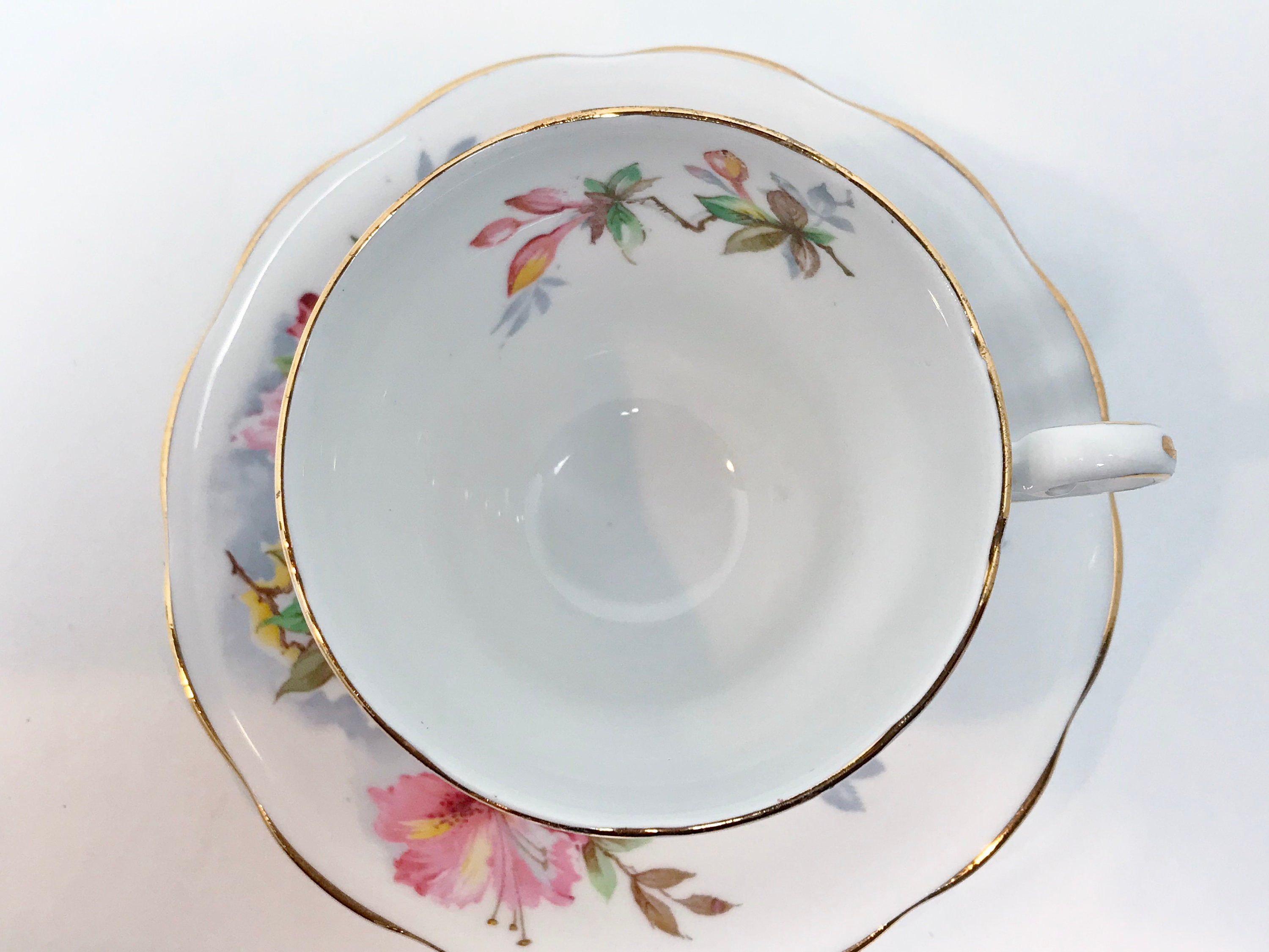 Royal Standard Teacup and Saucer, Azalea Tea Cup, Vintage Tea Cups ...