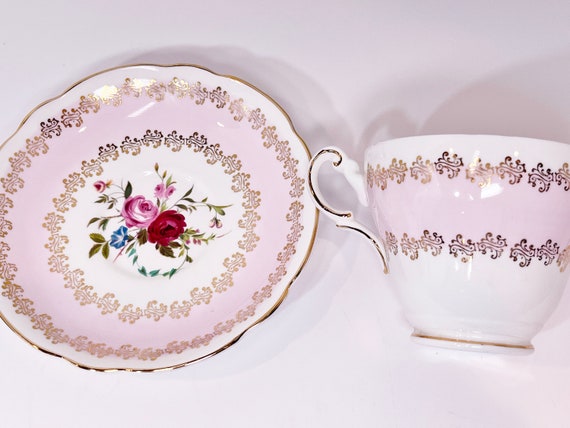 Regency Tea Cup and Sauce, English Bone China , Teacups Vintage Tea Cups , Afternoon Tea , Teatime Cups , Floral Tea Cups , English Tea Cup