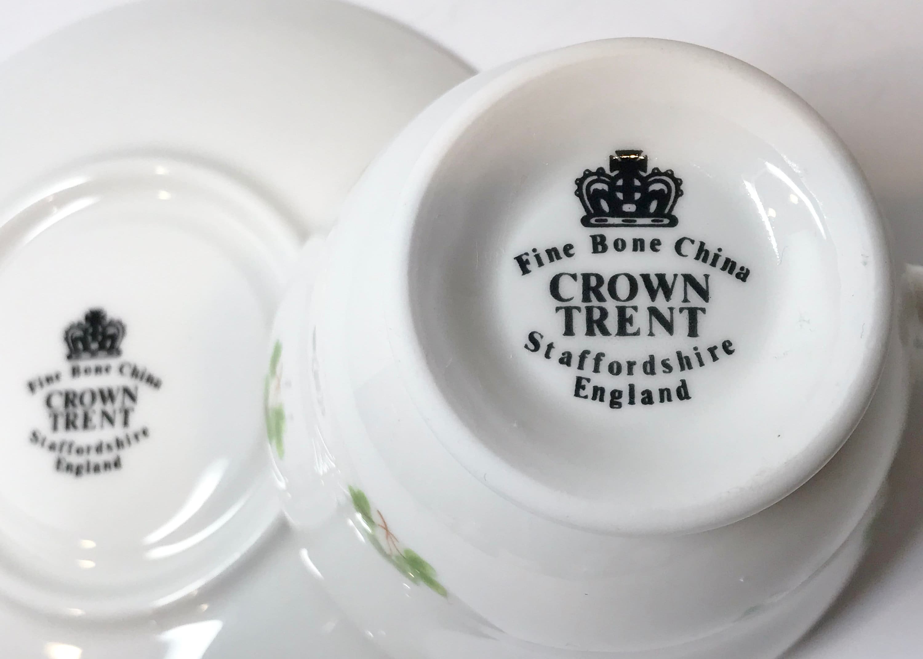 Reserved for SR, Crown Trent Tea Cup and Saucer, Irish Tea Cup, Irish