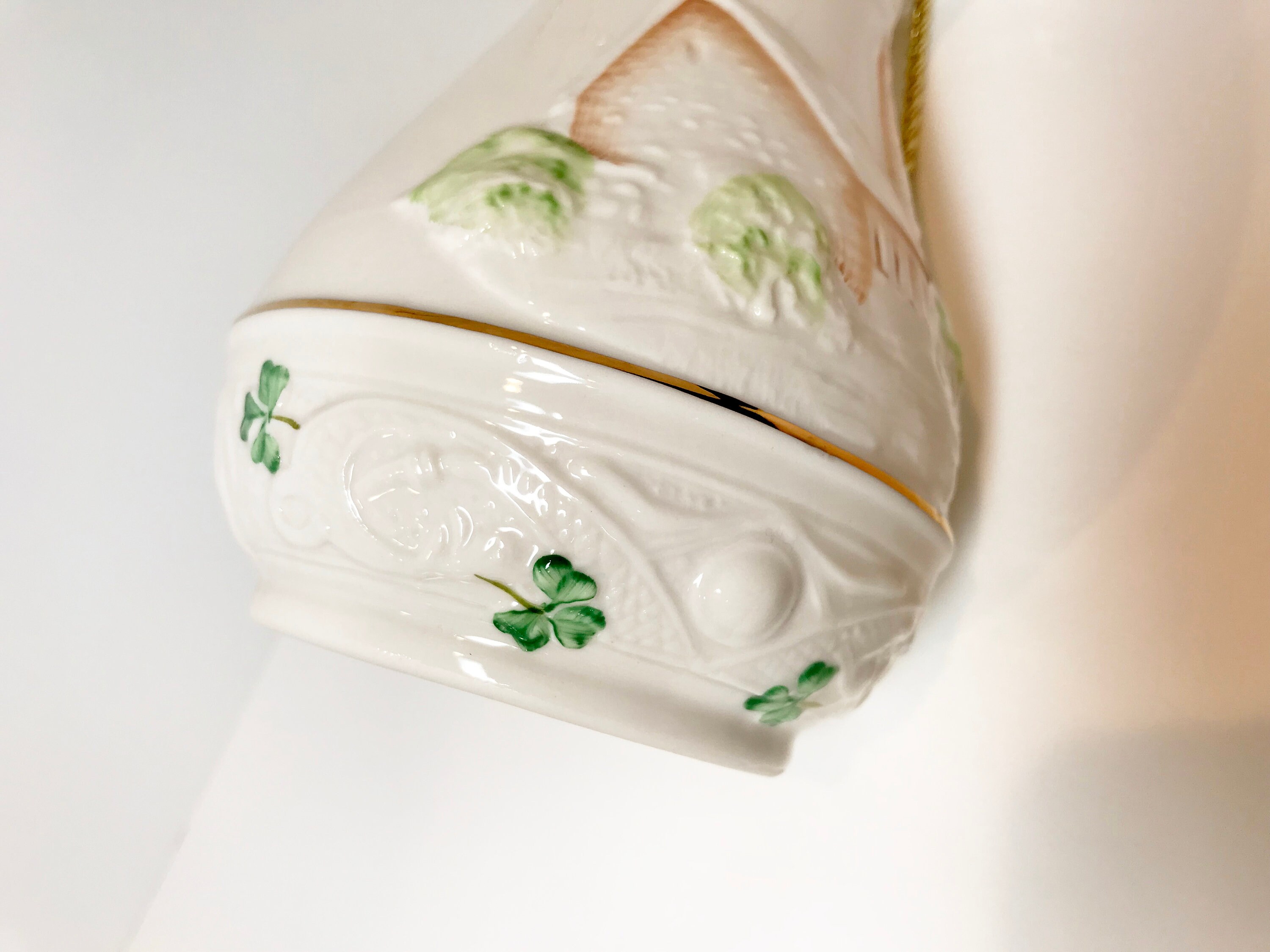 Reserved for SR, Celtic Vase, Church Vase, Celtic Spill, Belleek Vase