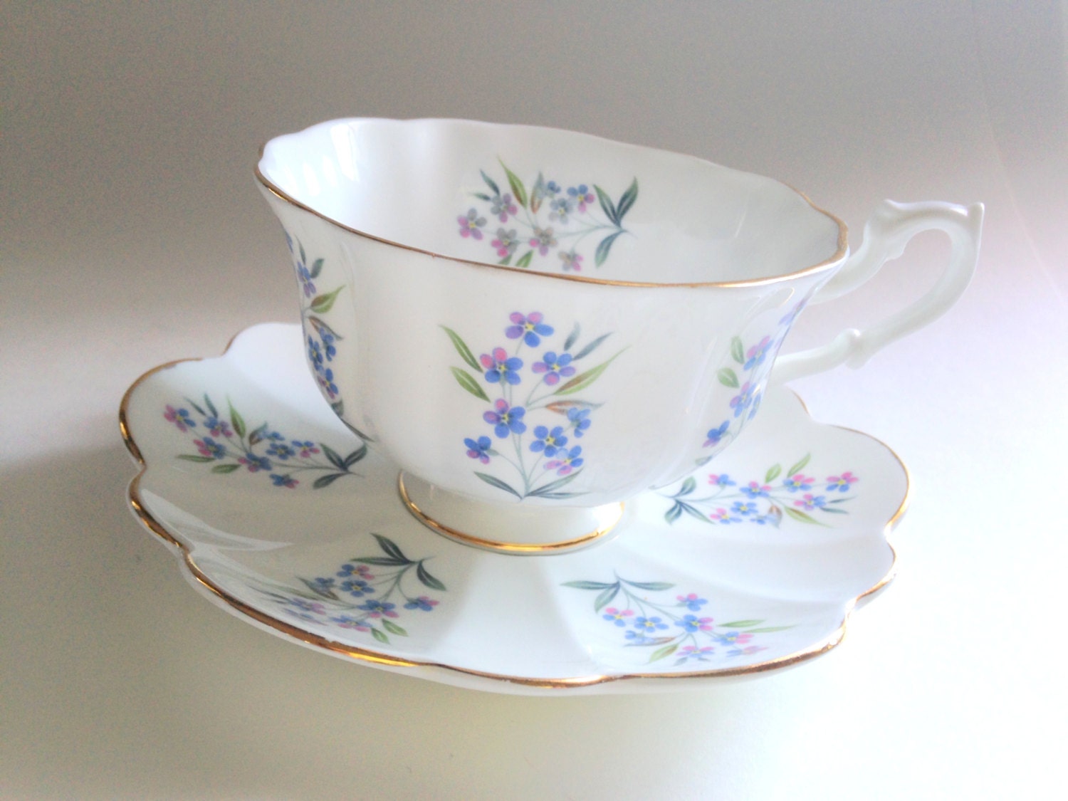 ShelleyTea Cup and Saucer, Antique Tea Cups, Tea Set, English Bone