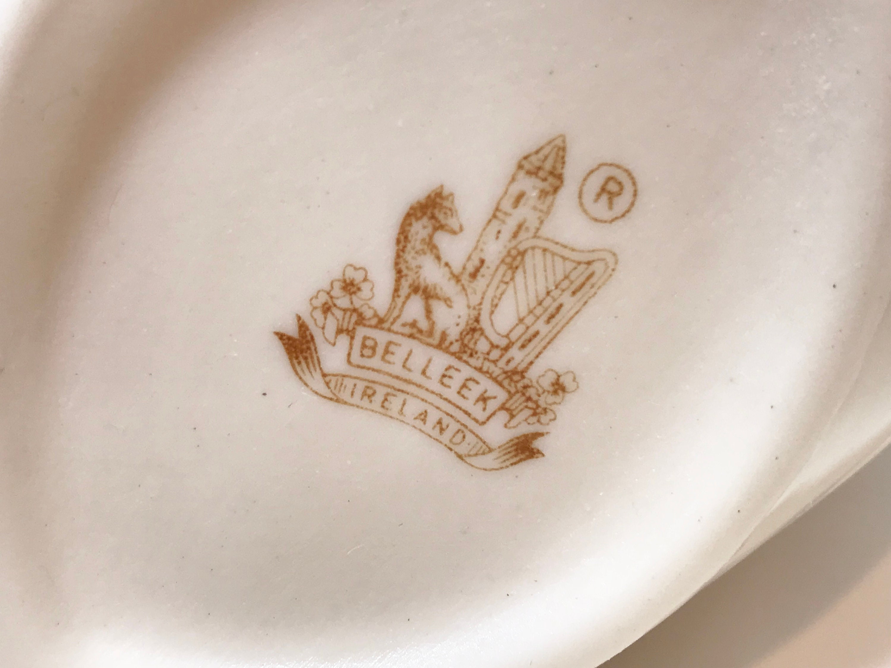 Reserved for SR, Spiral Shell Vase, Belleek Vase, Irish Vase, Belleek