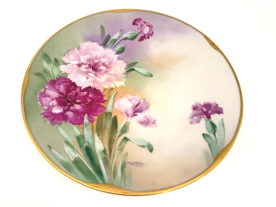 Wiede Hand Painted Plate, Wall Hanging, Serving Dish
