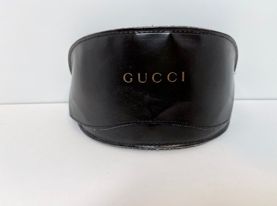 Gucci Case, Gucci Glasses Case, Gucci Black Glasses Case, Gucci Eyeglass Case, Authentic Gucci, Vintage Gucci Case