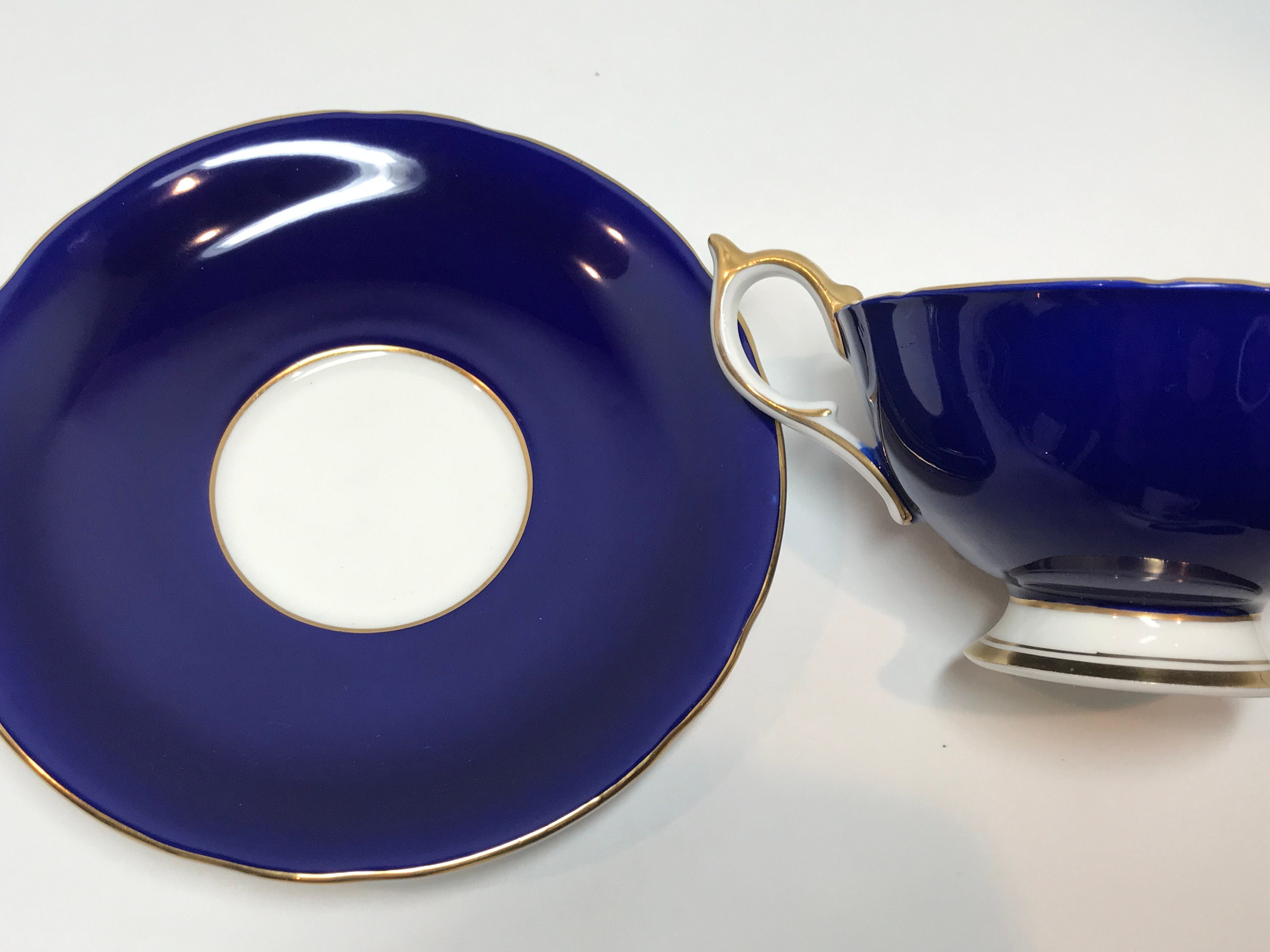 Sailing Ship by Aynsley Tea Cup and Saucer, Tall Ship Cups, Sailboat