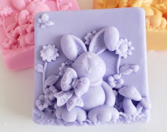 Easter Rabbit Soap |Novelty Soap | Rabbit Soap - Bunny Soap - Pick A Scent & Color  | FREE SHIPPING