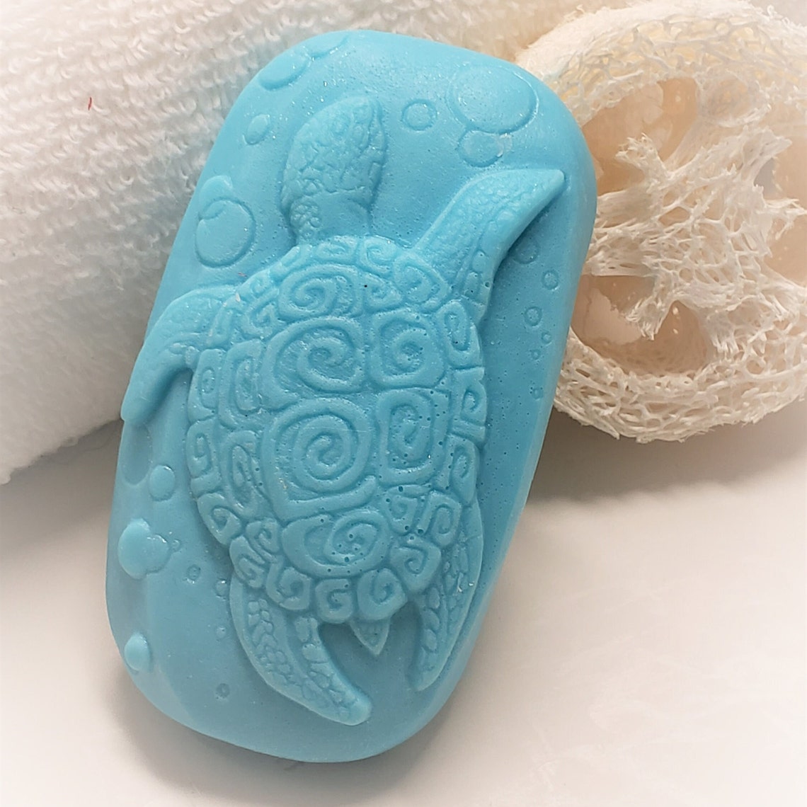 Sea Turtle Bar Soap Detergent Free Coconut Milk Soap Etsy