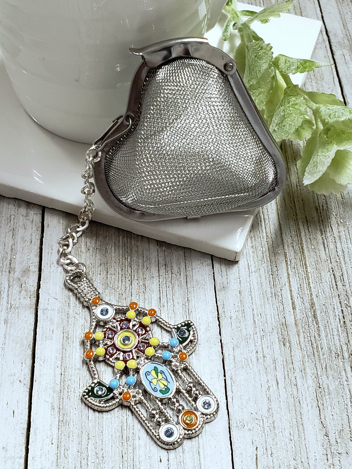 Hamsa Hand Tea Infuser Tea Strainer for Herbal Tea & Spices - Etsy