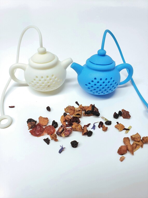 Silicone Teapot Shape Infuser Set of 2 Reusable Silicone Etsy