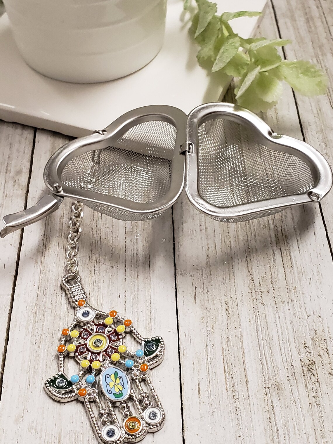 Hamsa Hand Tea Infuser Tea Strainer for Herbal Tea & Spices - Etsy