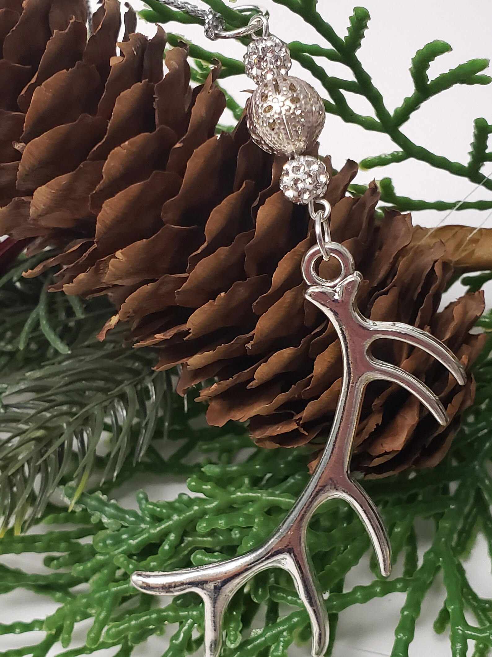 Deer Antler Christmas Ornaments 