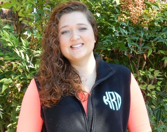 Closeout - Monogrammed Fleece Vest