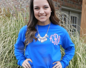 Monogrammed Long Sleeve T-Shirt