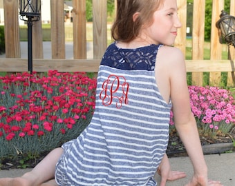 Girls (Youth Size) Monogrammed Knit Dress