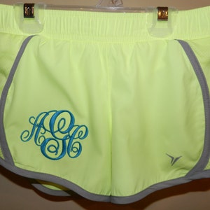 Girls (Youth Size) Monogrammed Running/Athletic Shorts