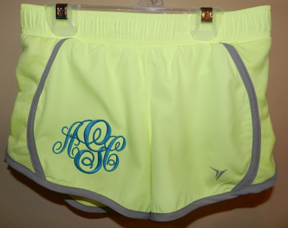 Girls (Youth Size) Monogrammed Running/Athletic Shorts
