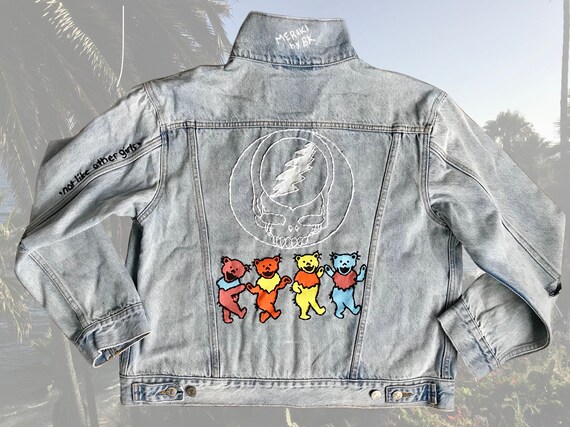 grateful dead jean jacket