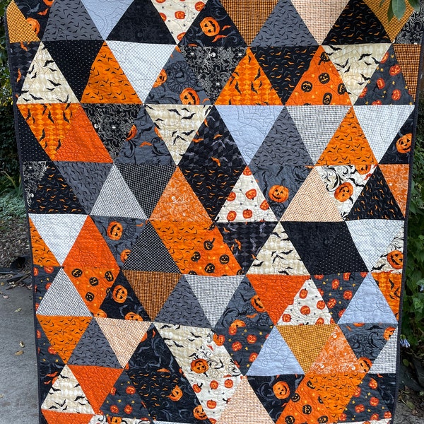 Halloween Quilt Etsy