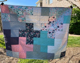 Edredón gigante Plus para cuna, regazo o manta: una manta acolchada acogedora de 45 x 54 pulgadas