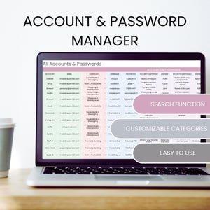 Account- en wachtwoordbeheerder/-tracker