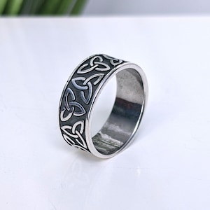 Sterling Silver Trinity Knot Ring