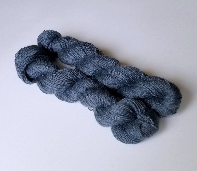 Sunset or Silver Birch Hand Dyed 2 oz 80/% Pygora Goat /& Merino Wool Blend Yarn 2 Ply Finger Weight