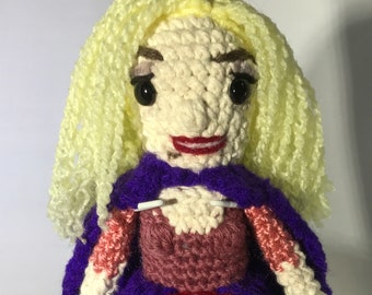 7.5" Hocus Pocus Inspired Sarah Sanderson Amigurumi
