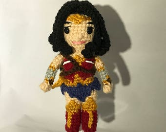 7" Wonder Woman Inspired Amigurumi