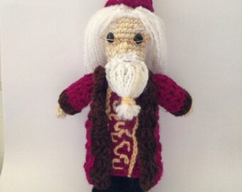 9" Albus Dumbledore Harry Potter Inspired Amigurumi